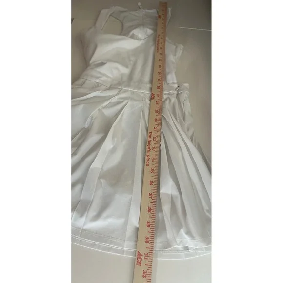 VUORI Set Mini Dress XS White Pleated Skirt Tennis Active Pickleball Golf VW611 - Picture 12 of 13